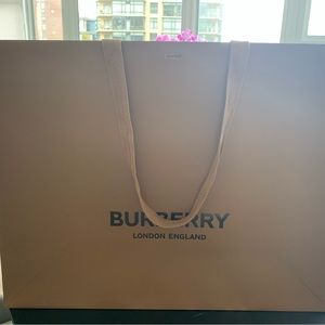 Large Burberry Paper Bag